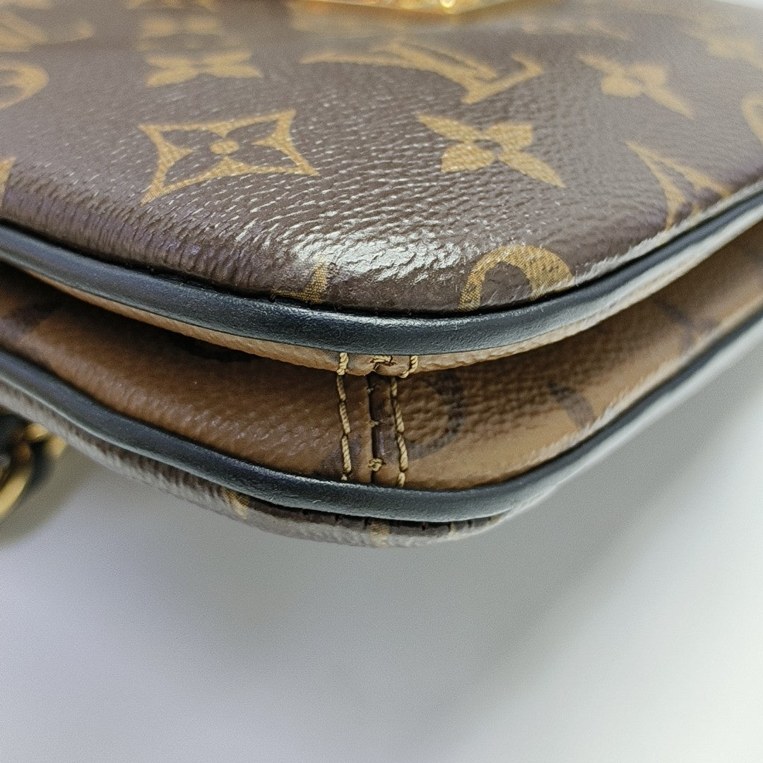 TWINNY Monogram Coated Canvas Brown