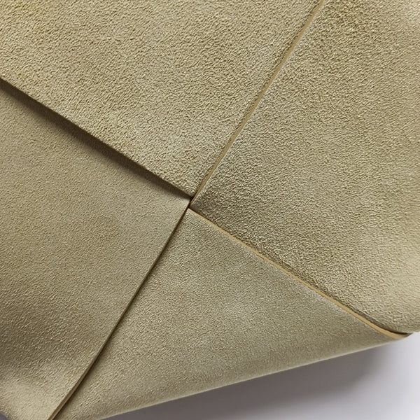 Suede Tote Bag Beige