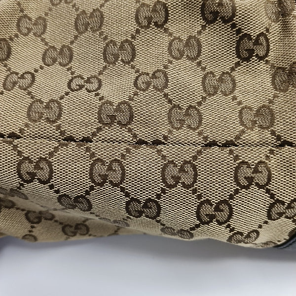Monogram Canvas Tote Bag Brown