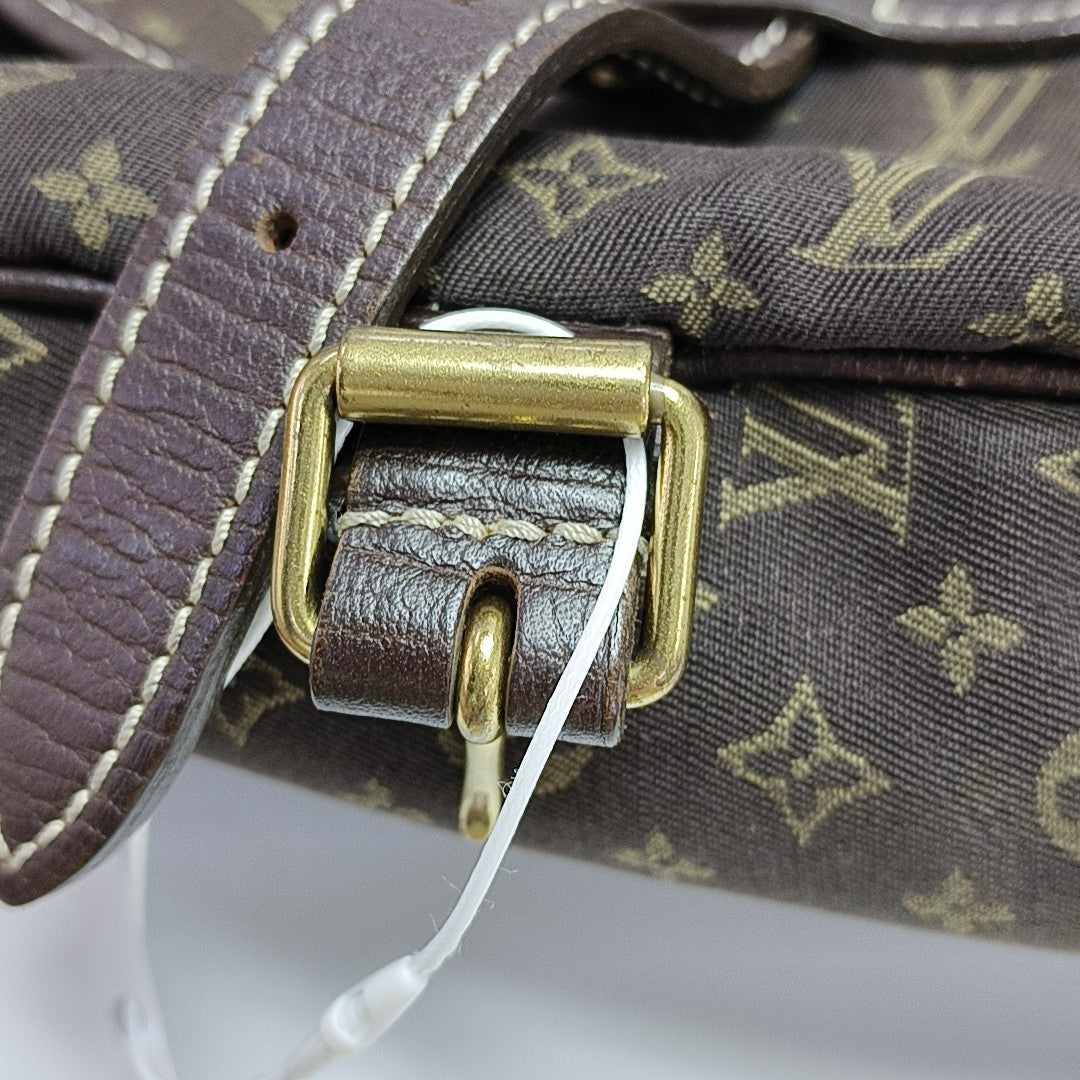 SAUMUR 28 Monogram Canvas Brown