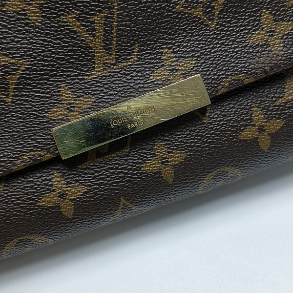 FAVORITE MM Monogram Coated Canvas Brown