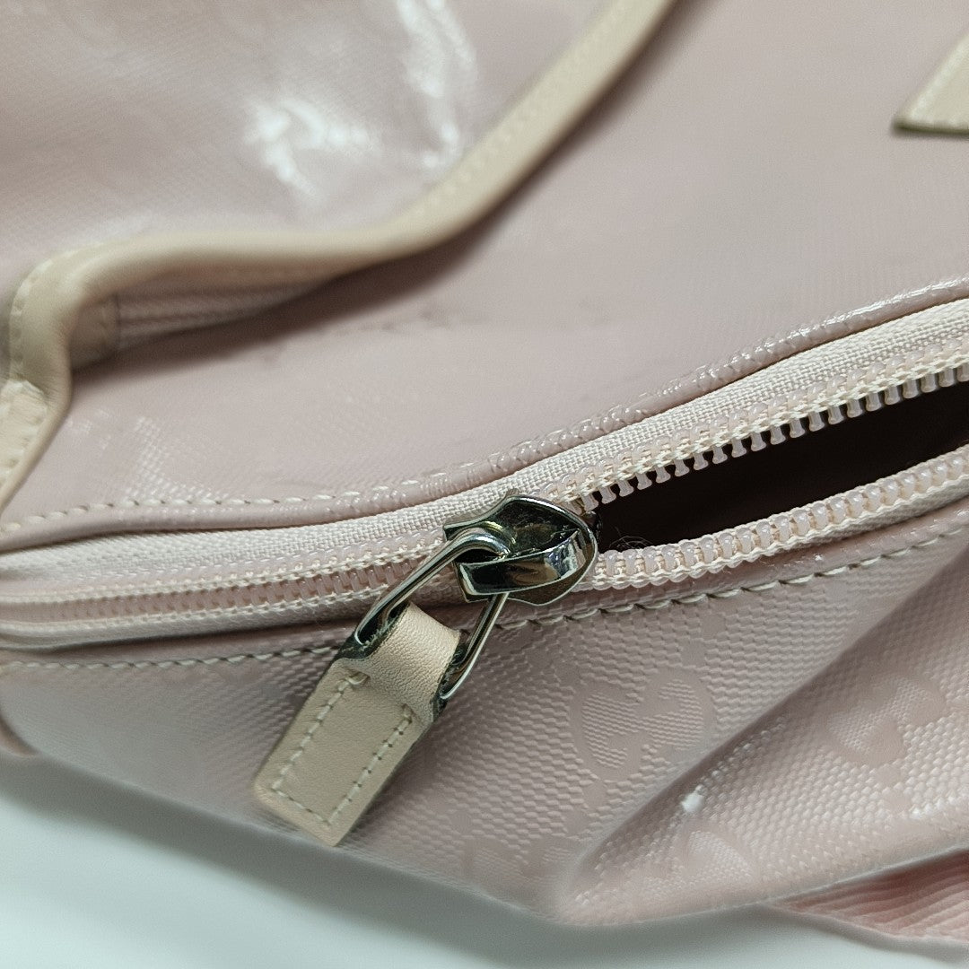 Signature Monogram Coated Canvas Pink