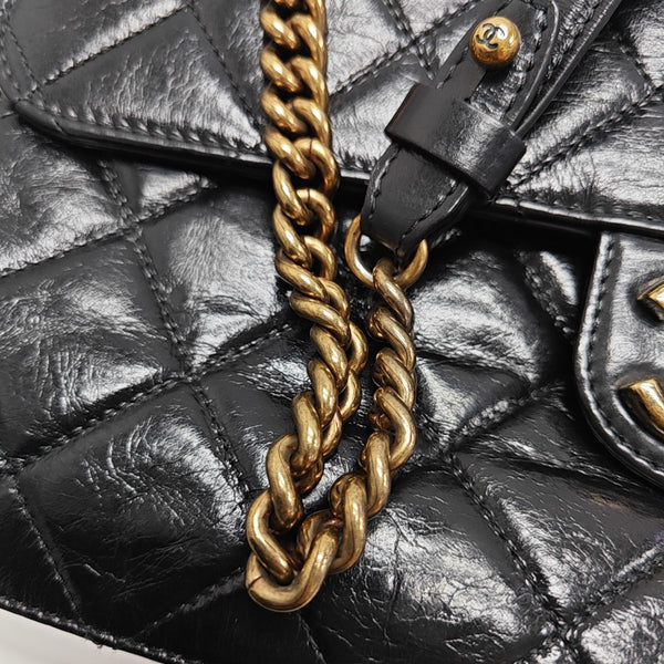 PREFECT EDGE Quilted Calfskin Black