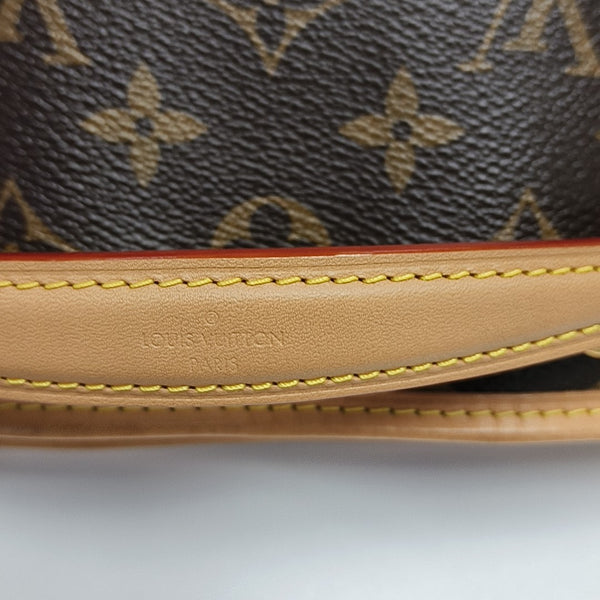 NOÉ Nano Monogram Coated Canvas Brown