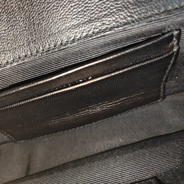 Quilted Calfskin Shoulder Bag Black