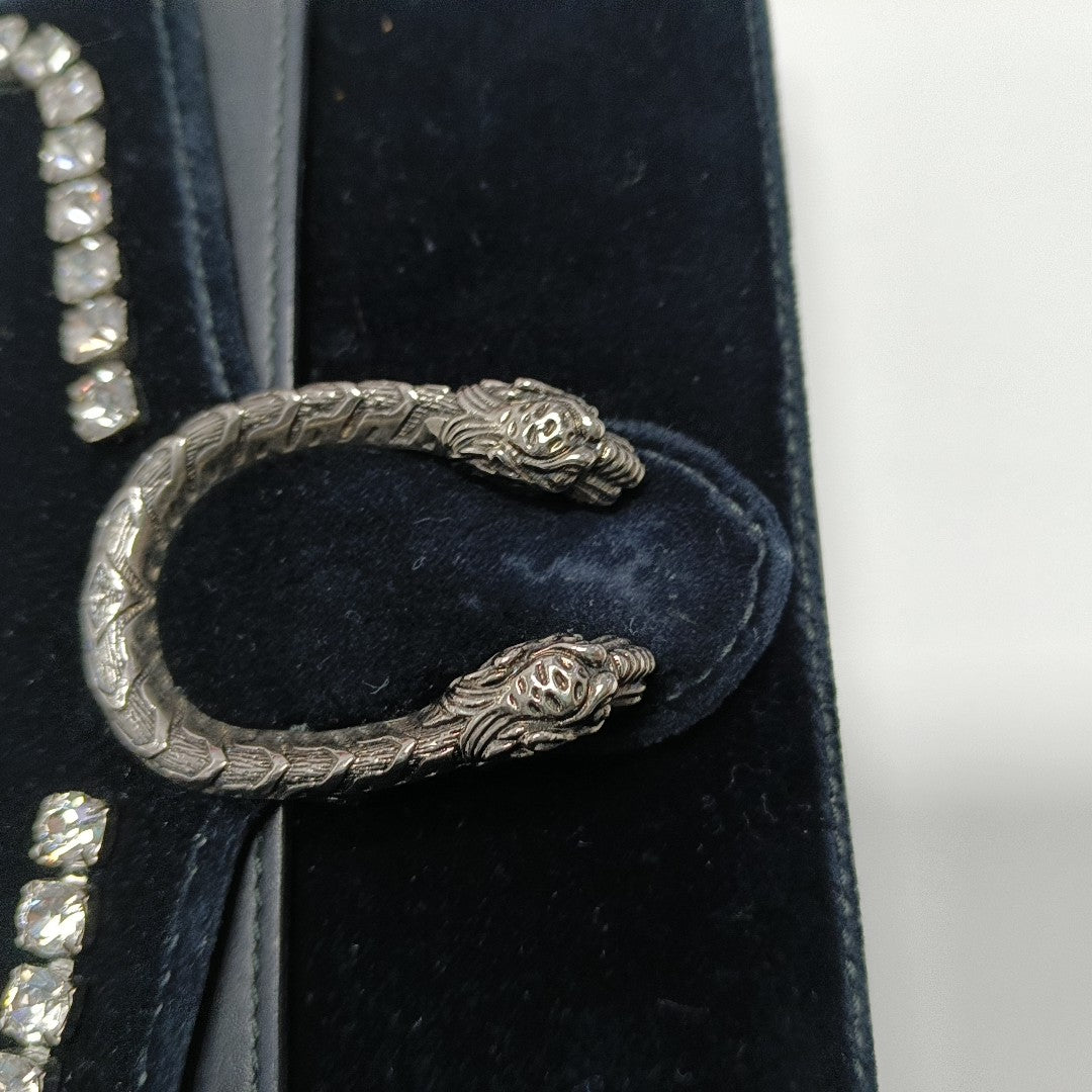 Dionysus Super Mini Velvet Black