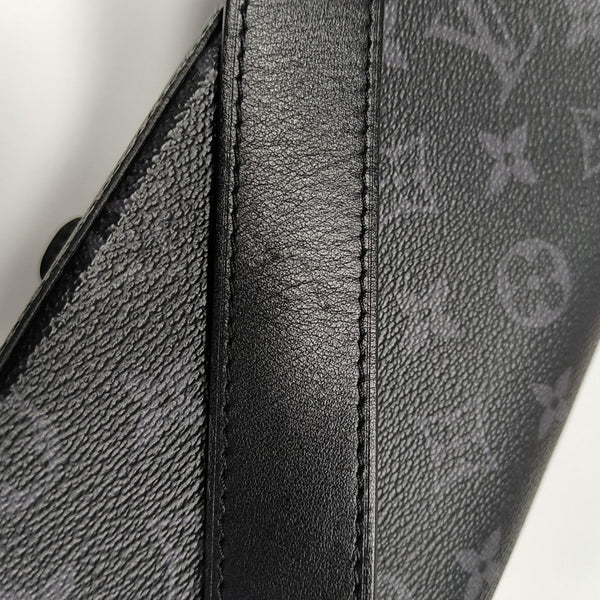 MONTSOURIS Mini Monogram Coated Canvas Black