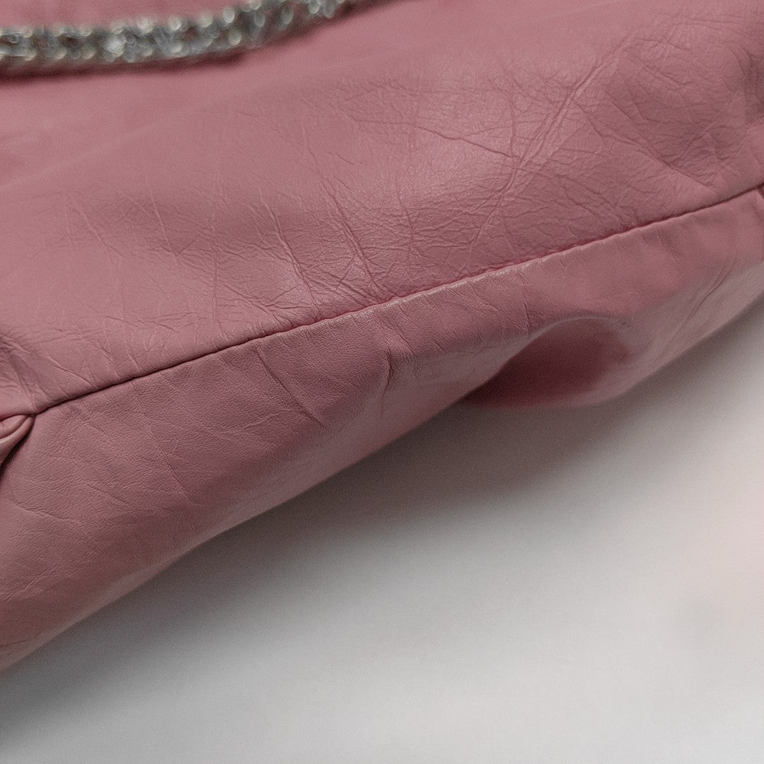 Calfskin Tote Bag Pink