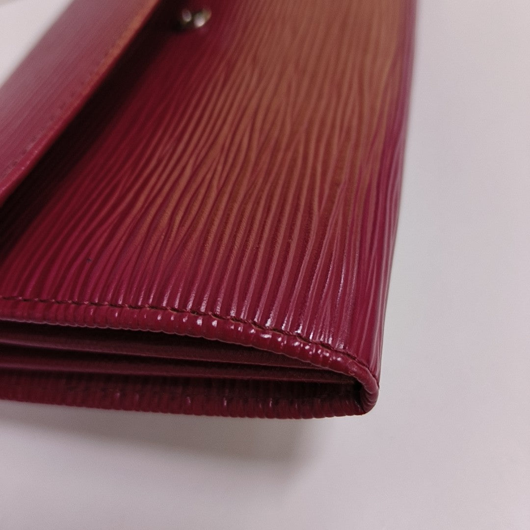 PORTE MONNAIE Epi Red Wallet