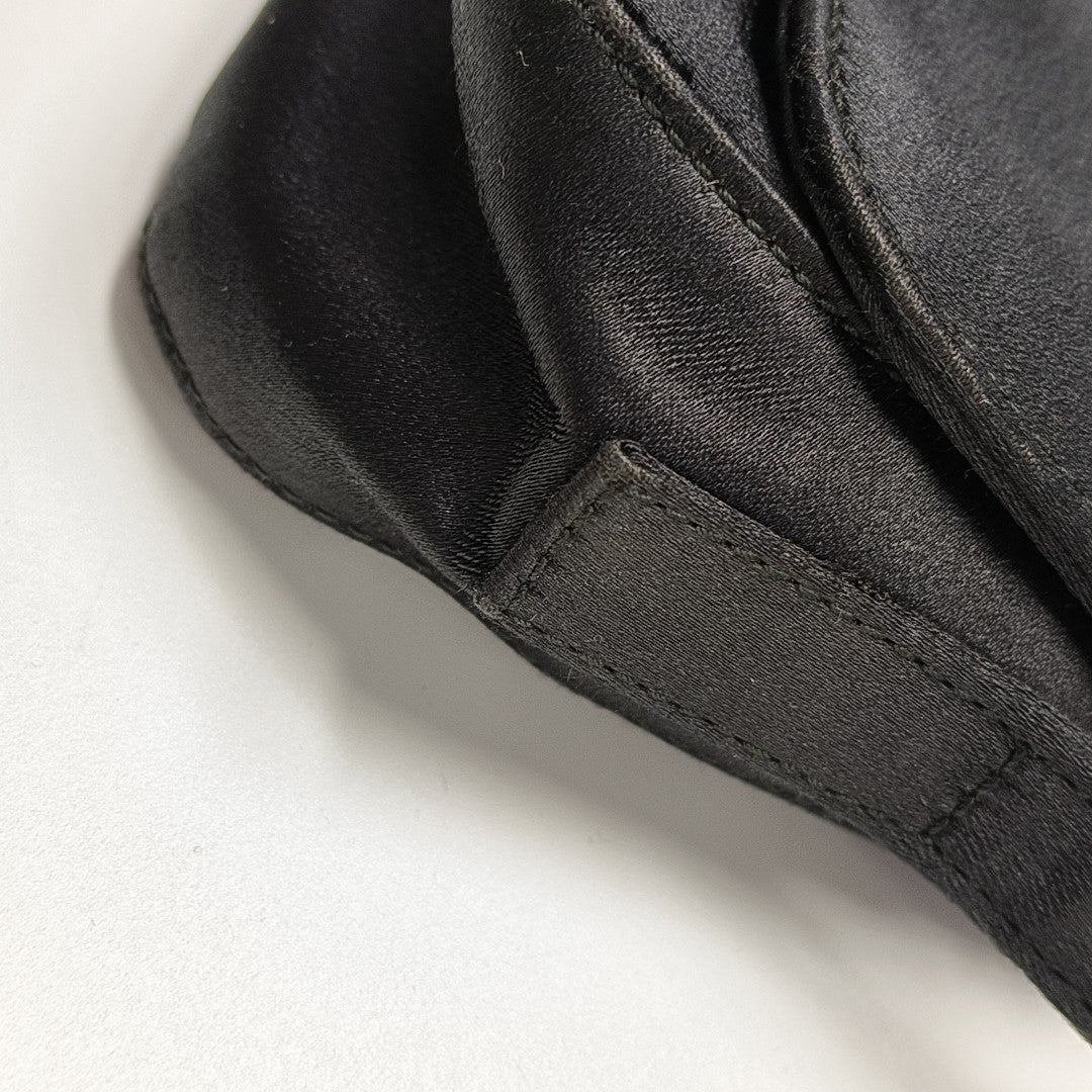 Silk Satin Black