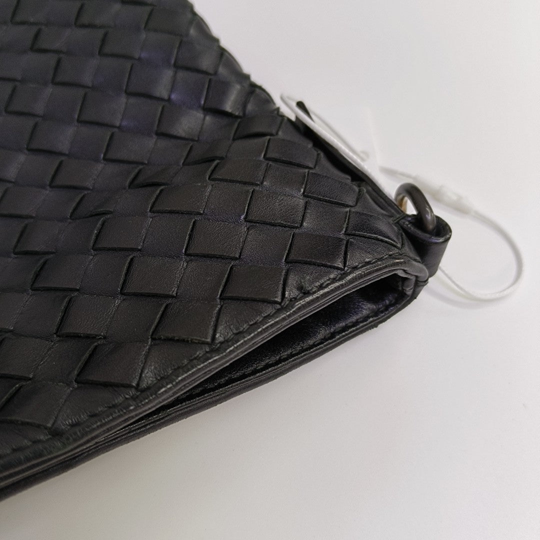 Calfskin Shoulder Bag Black