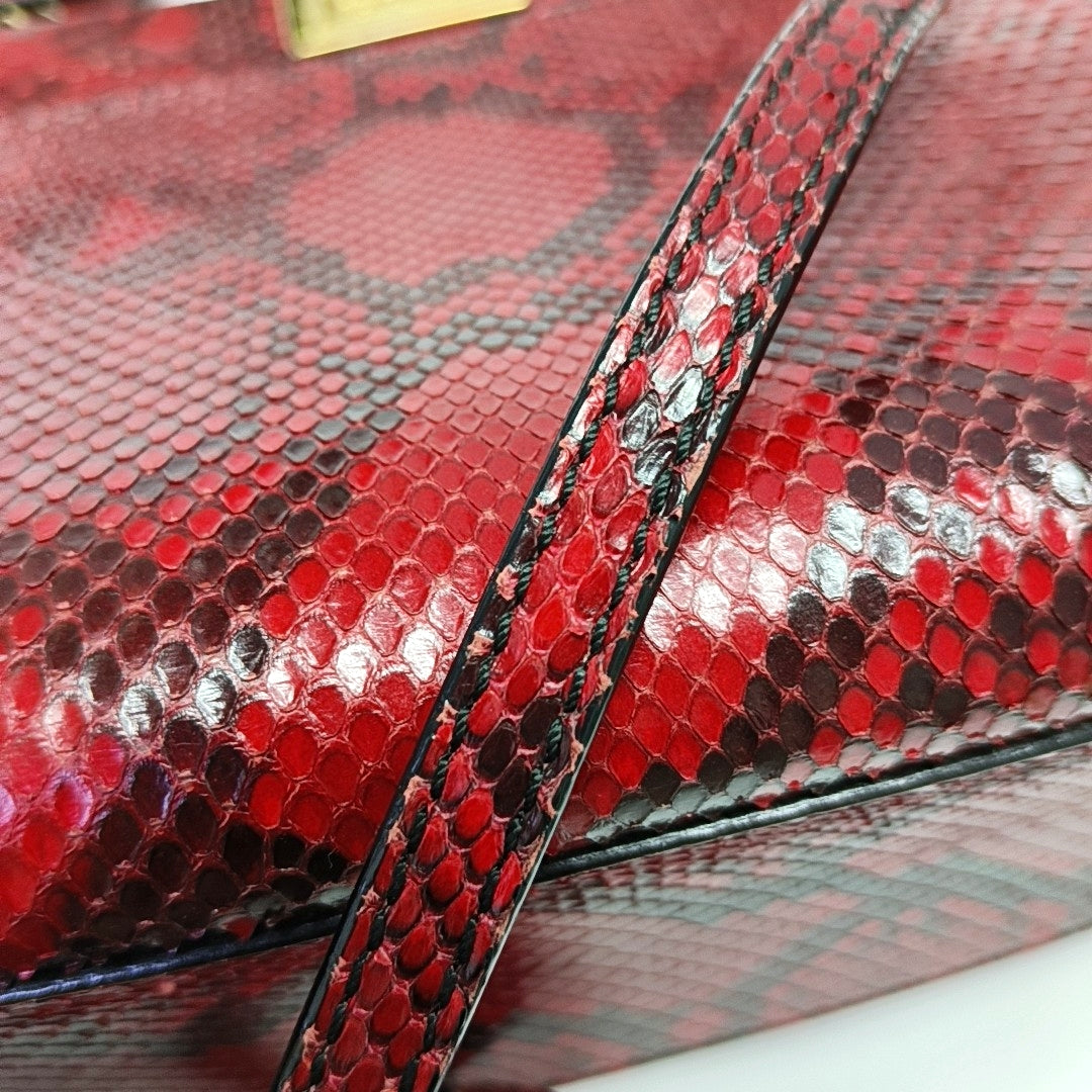 Peekaboo Mini Python Red
