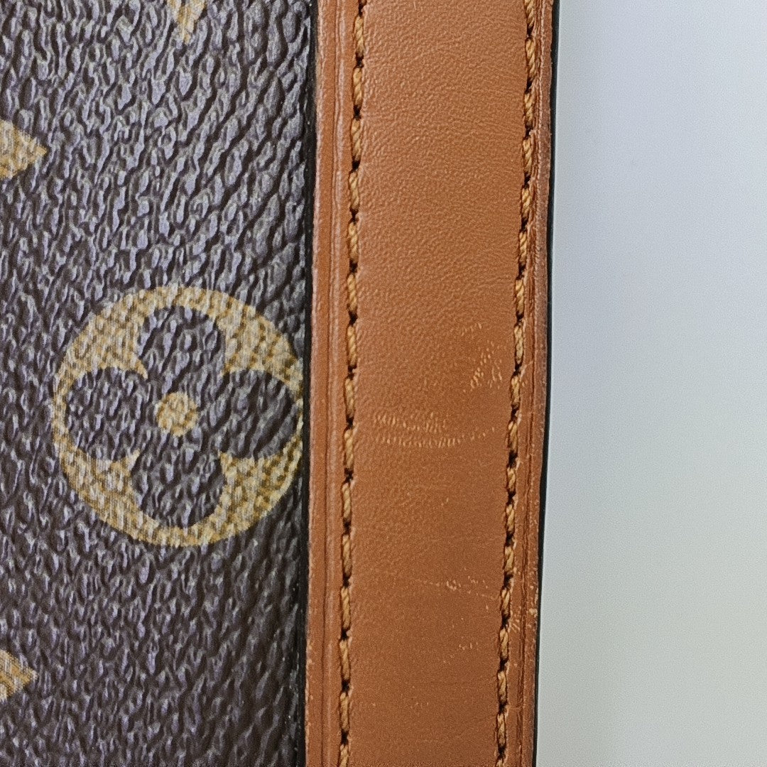SPEEDY Nano Monogram lona revestida marrón