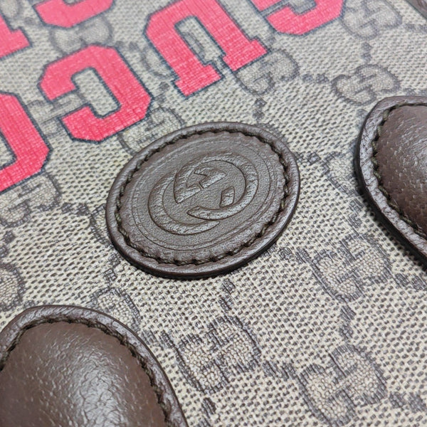 Retro Mini Monogram Coated Canvas Beige