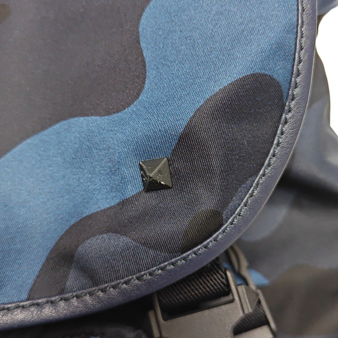 Nylon Backpack Blue