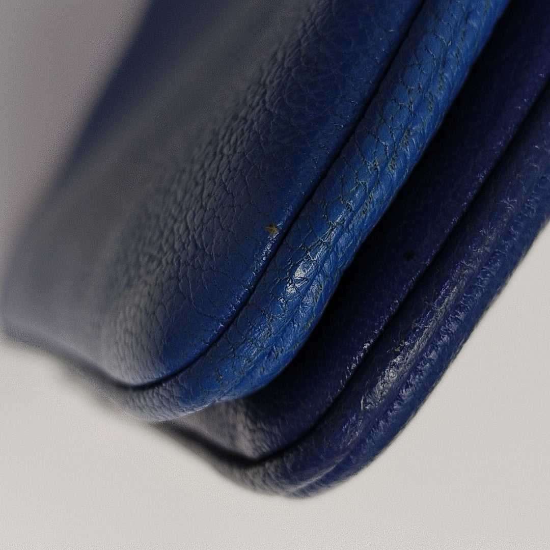 Matelassé Calfskin Blue