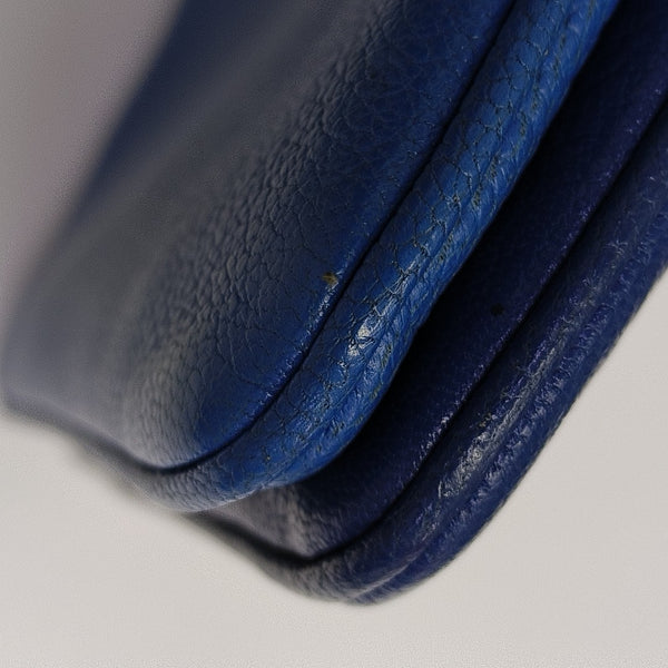 Matelassé Calfskin Blue