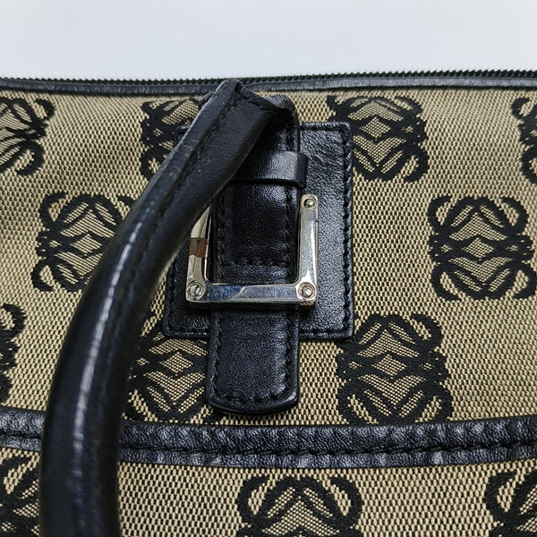 Monogram Canvas Tote Bag Beige
