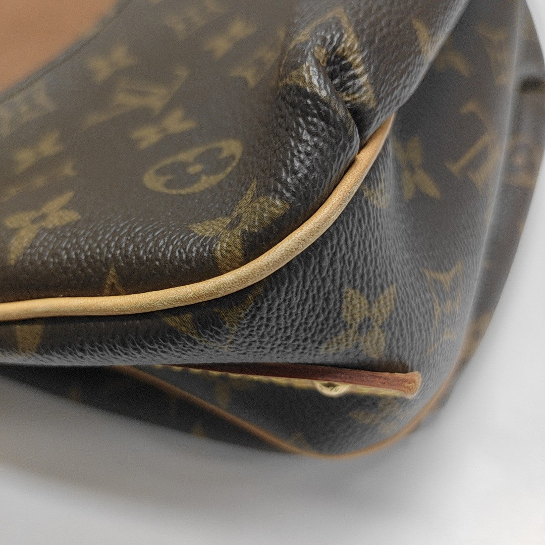 TULUM PM Monogram Coated Canvas Brown
