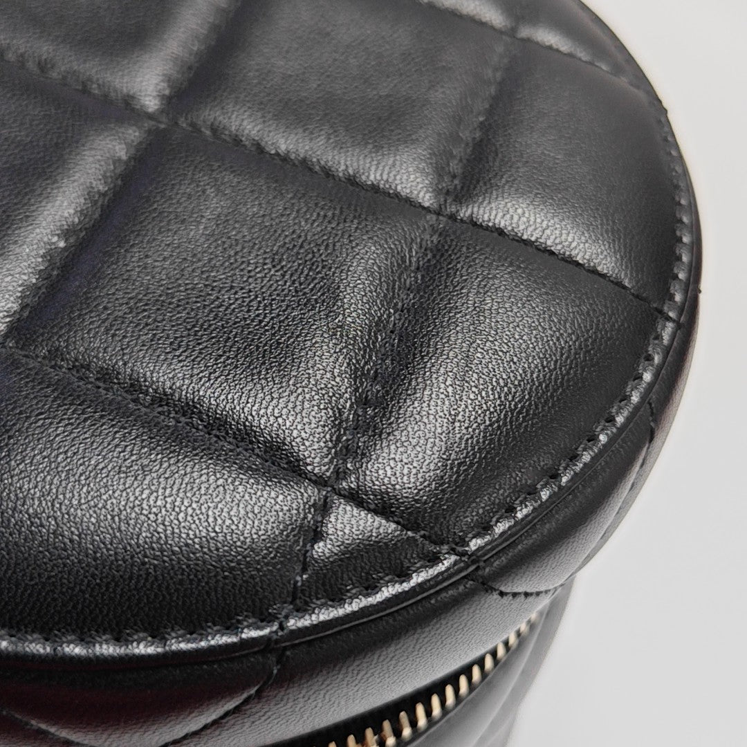 Quilted Lambskin Black