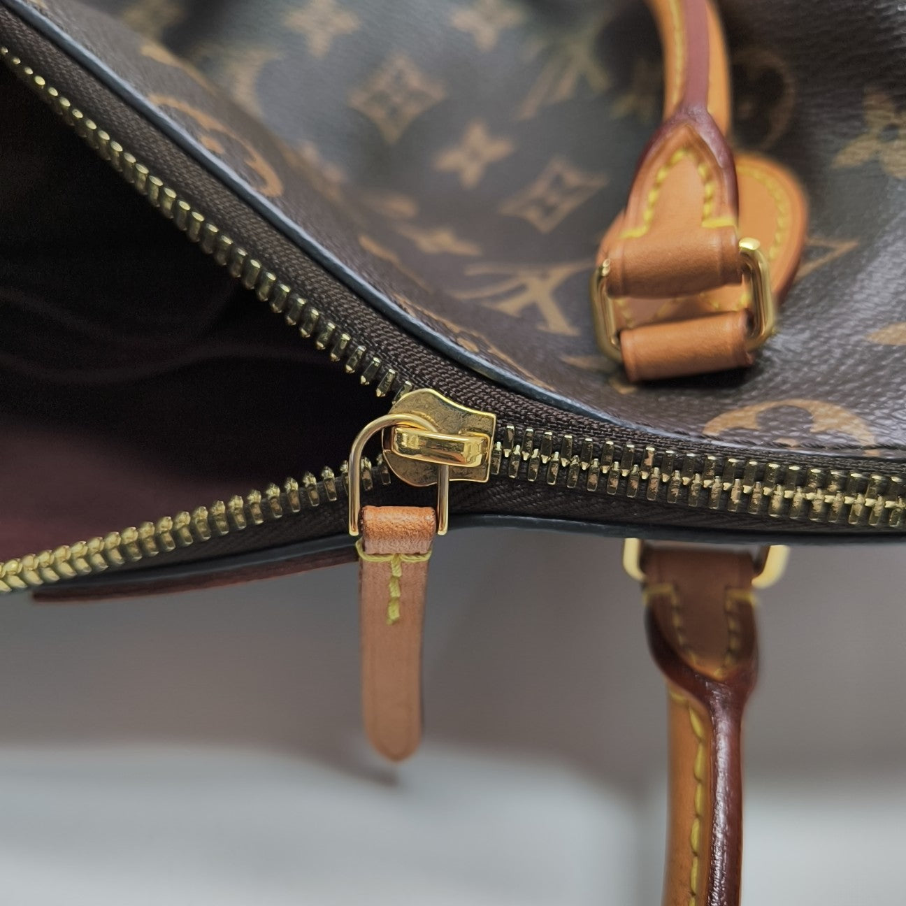 TURENNE MM Monogram Coated Canvas Brown