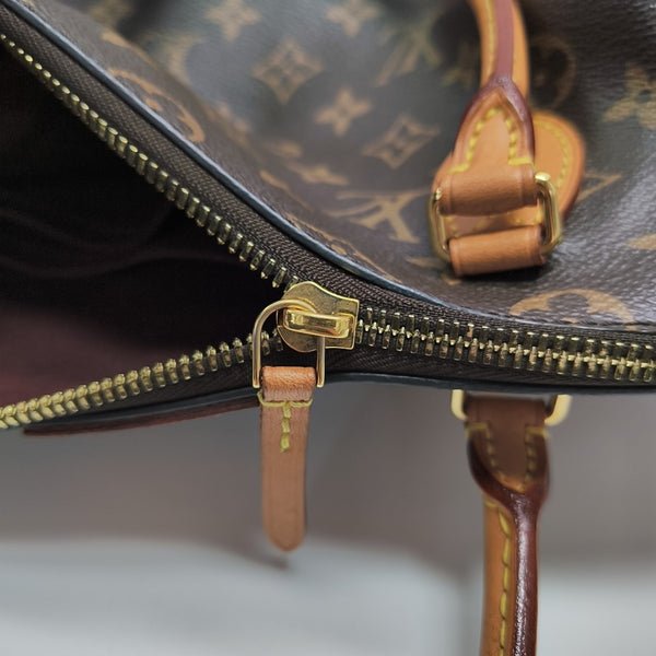 TURENNE MM Monogram Coated Canvas Brown
