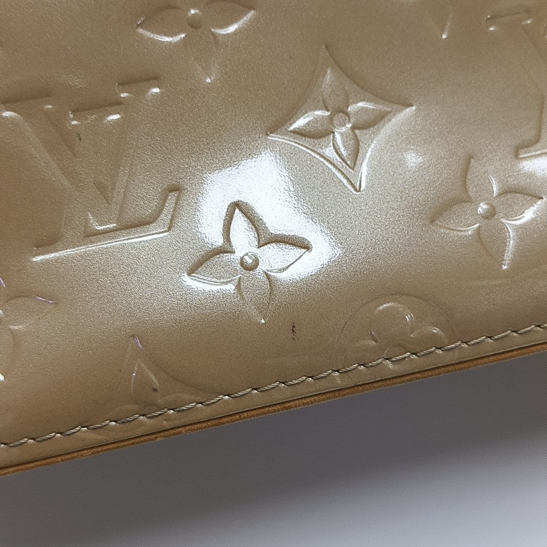 HOUSTON Monogram Patent Leather Beige