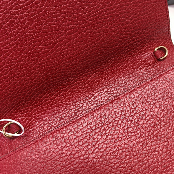 GG Marmont Super Mini Calfskin Red