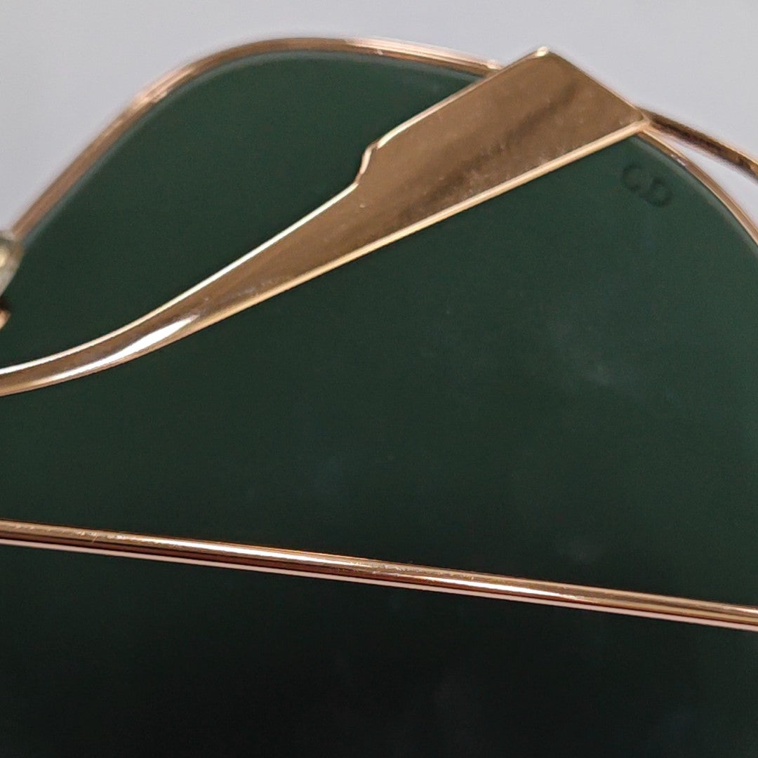 Metal Sunglasses Green