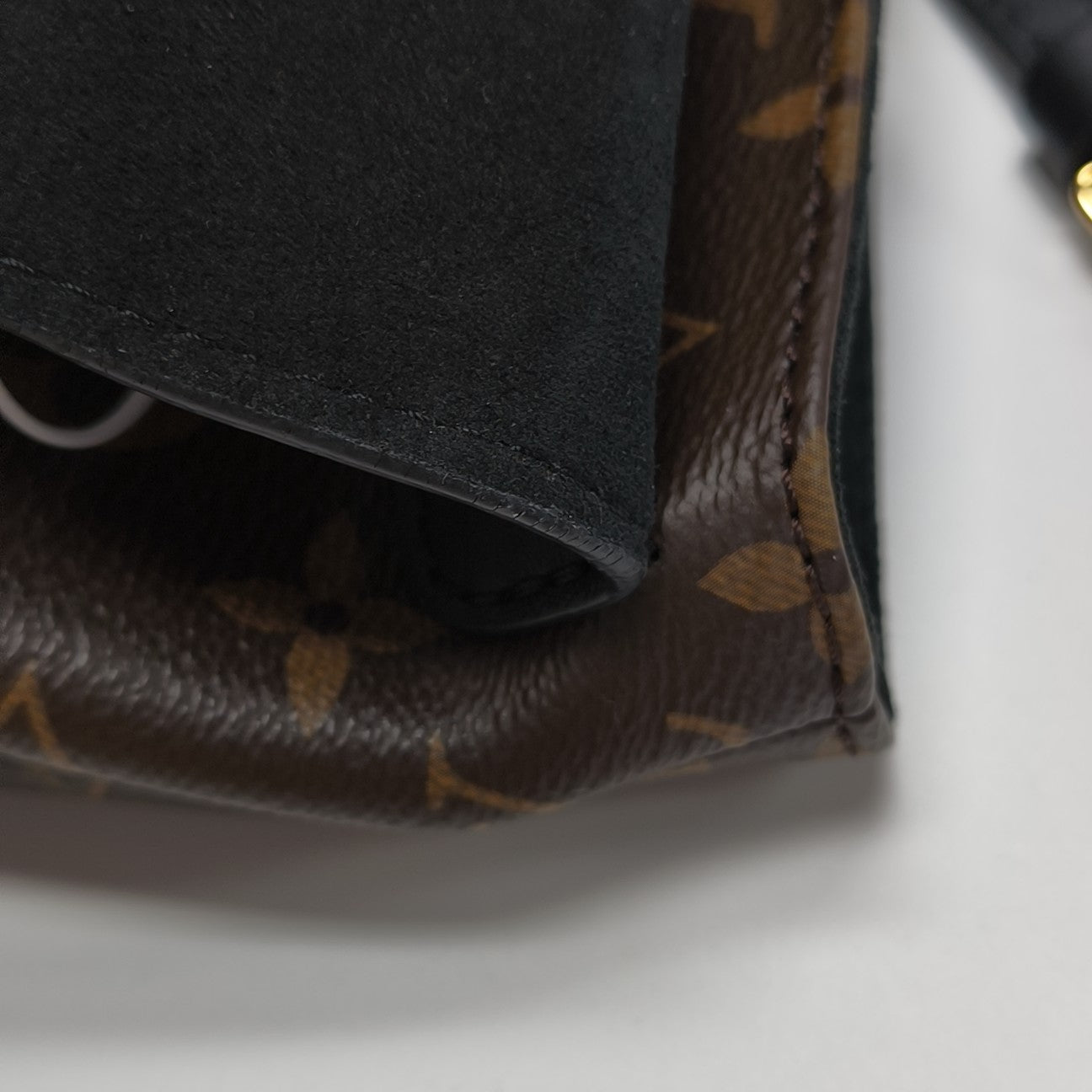 LOCKY BB Monogram Coated Canvas Brown