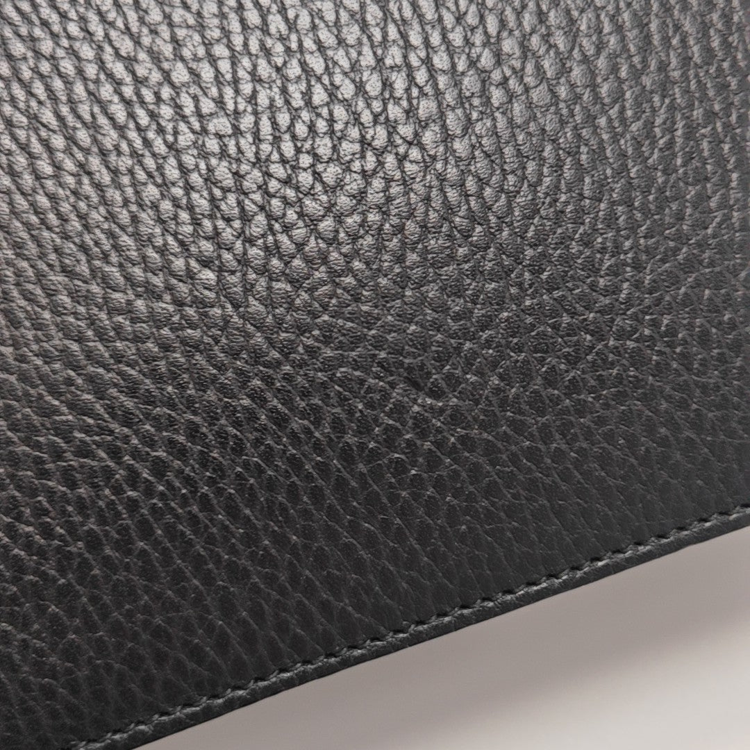 Interlocking G Small Calfskin Black