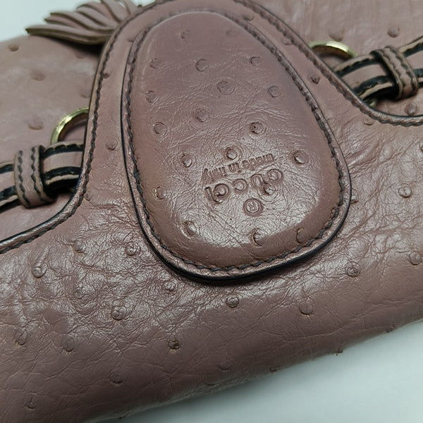 Emily Chain Ostrich Pink
