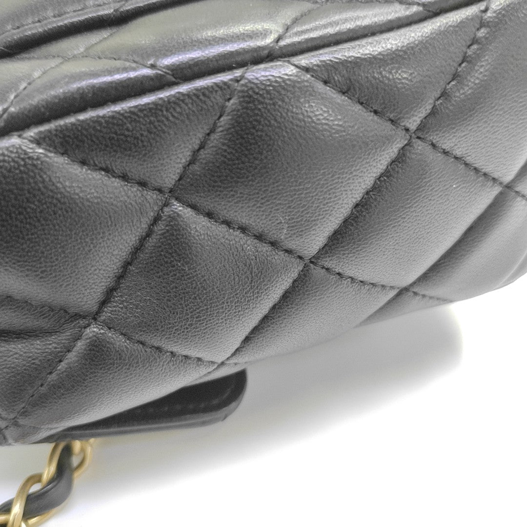 CLASSIC FLAP Mini Quilted Lambskin Black