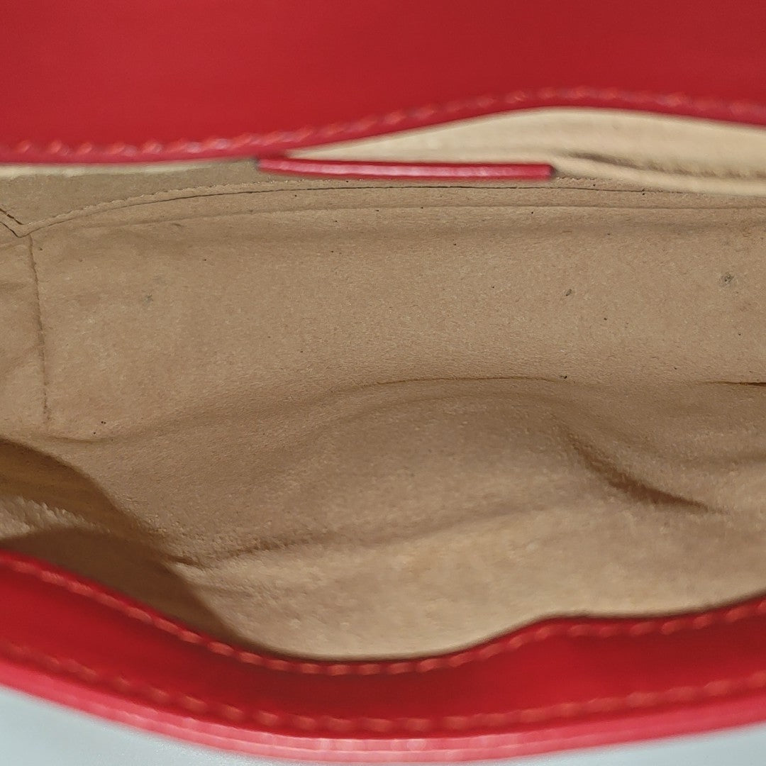 GG Marmont Small Quilted Calfskin Red