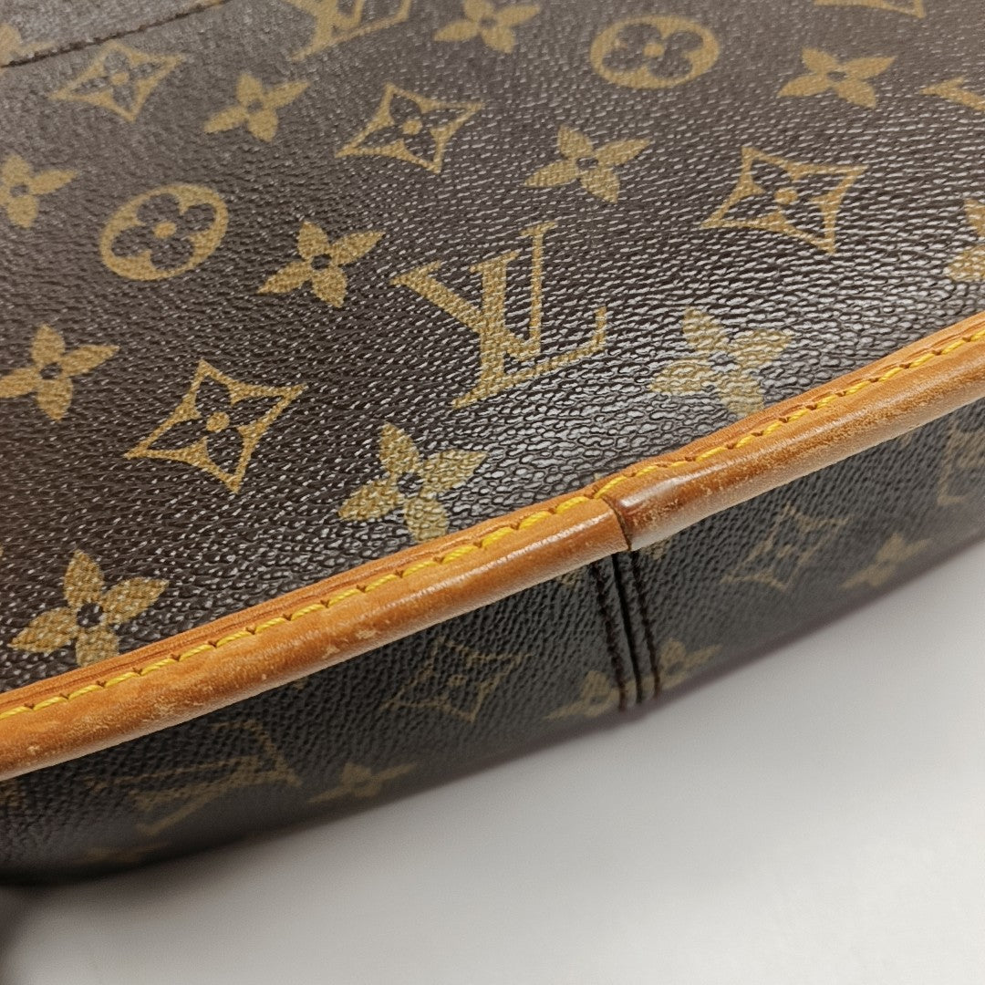 SOLOGNE PM Monogram Coated Canvas Brown