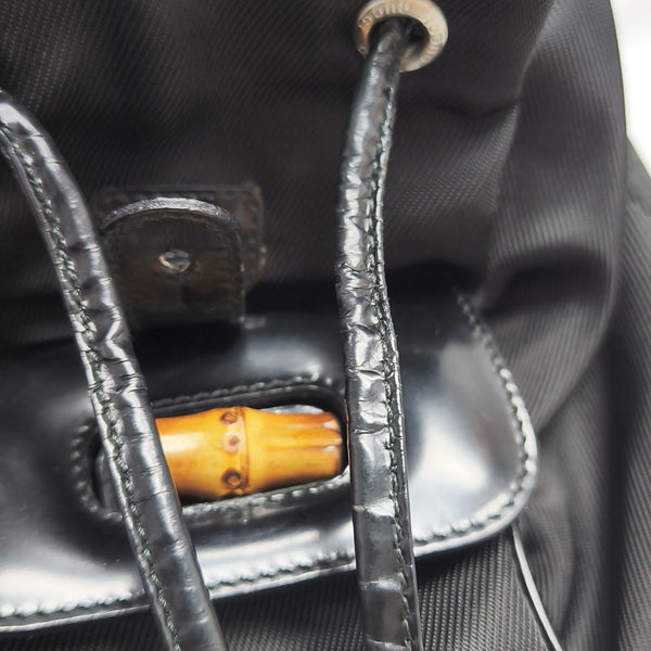 Canvas Backpack Black