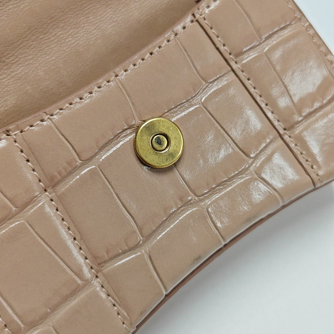 Hourglass Mini Calfskin Pink