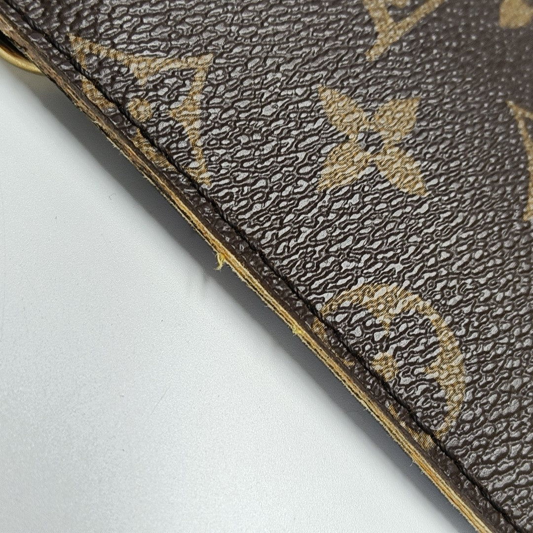 NEVERFULL PM Monogram Coated Canvas Brown