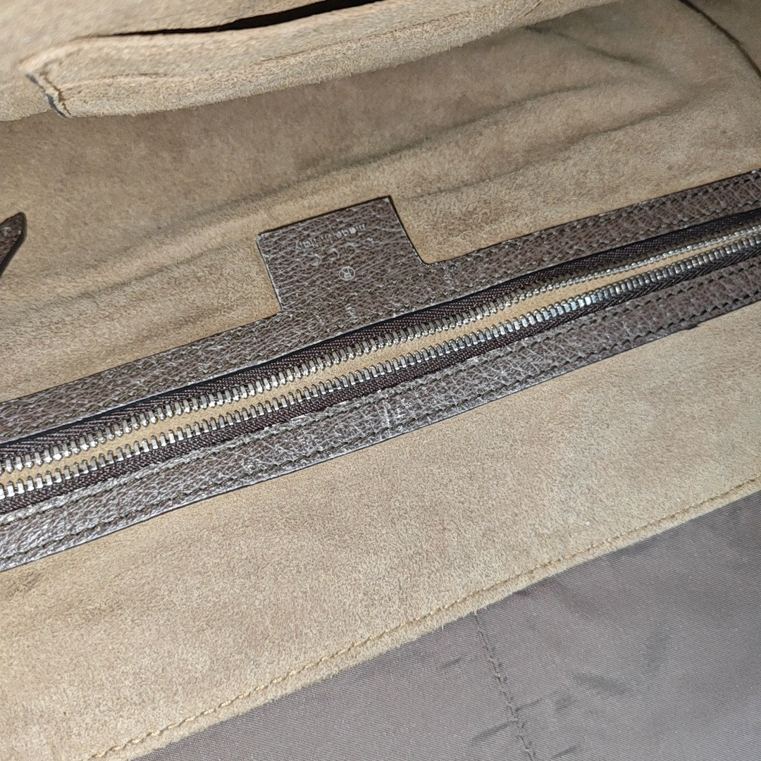Tian Monogram Coated Canvas Brown