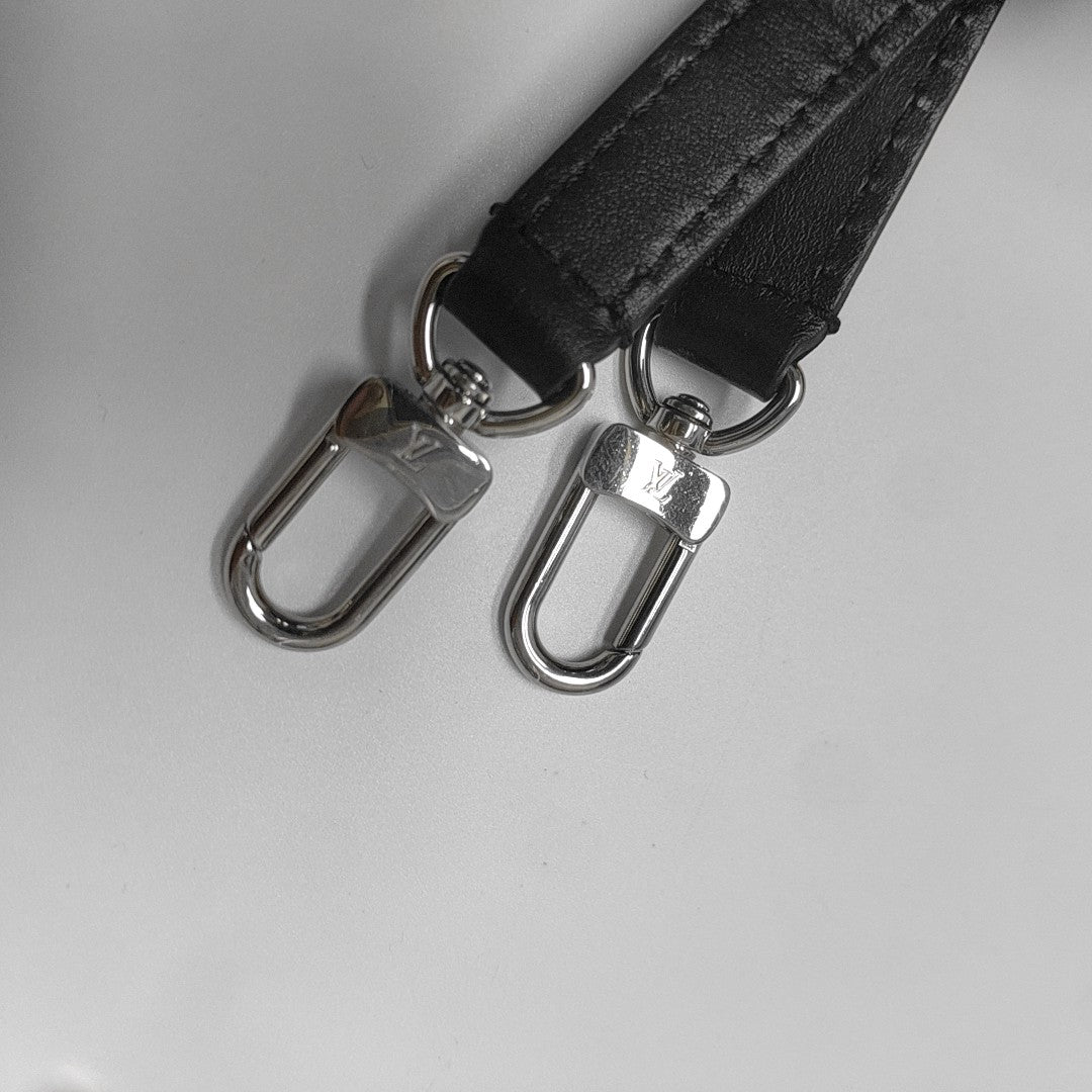 CAMERA BOX Monogram Calfskin Black