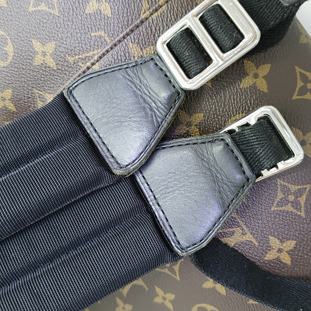 CHRISTOPHER MM Monogram Coated Canvas Brown