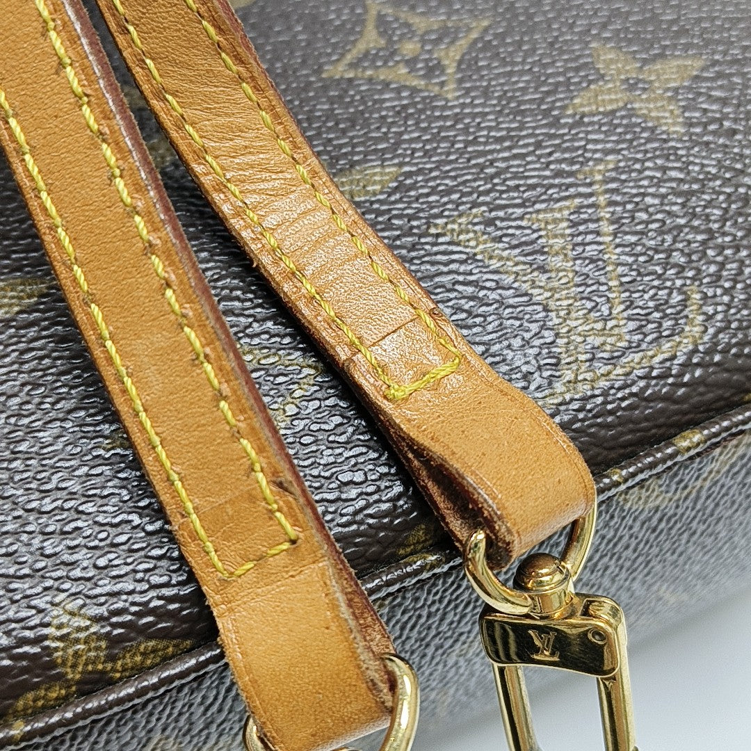 SPONTINI Monogram Coated Canvas Brown