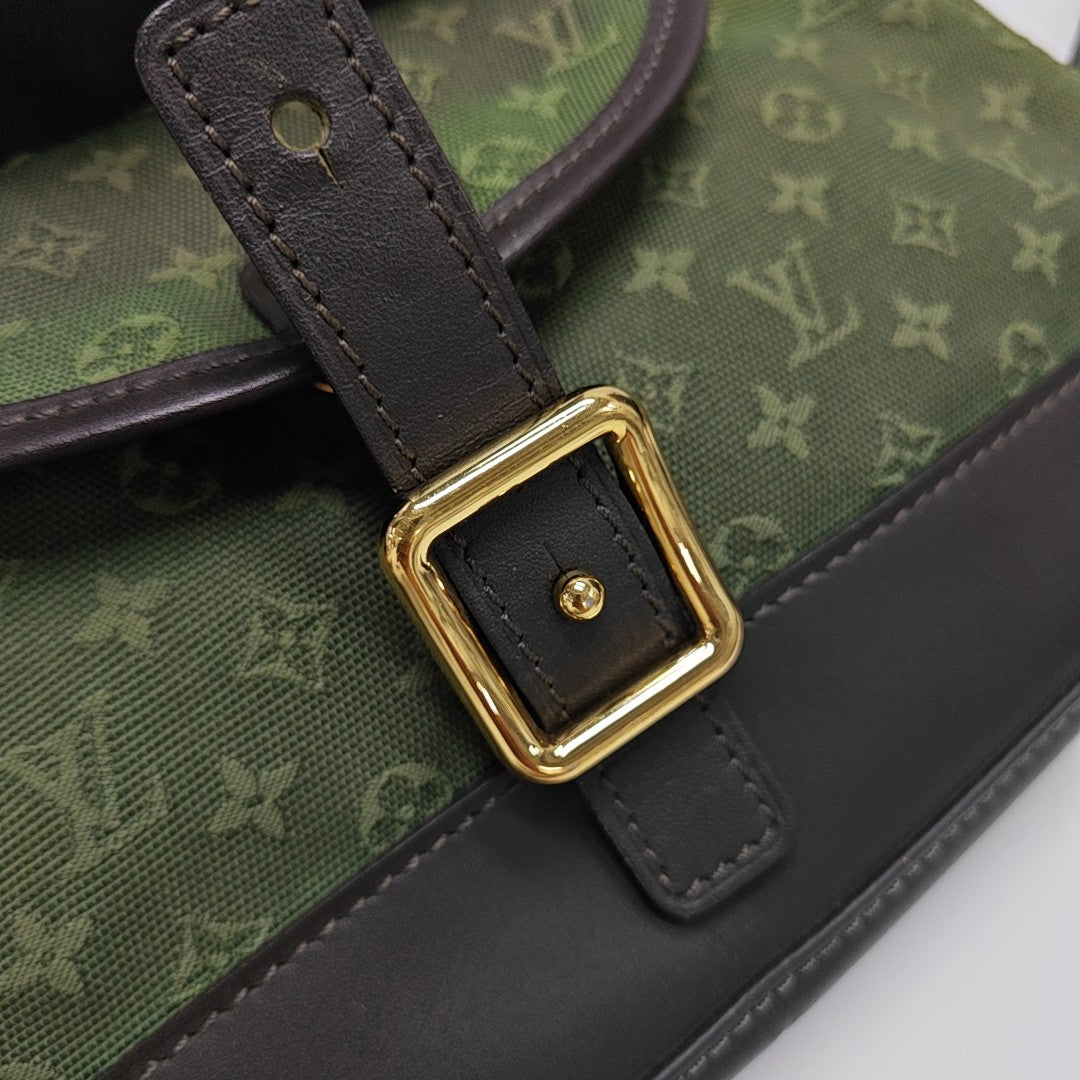 BERANGERE Monogram Canvas Green