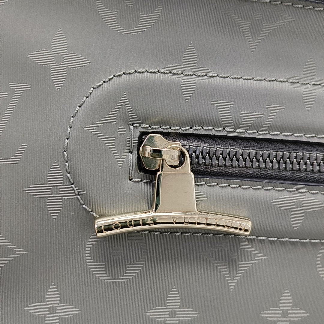Monogram Coated Canvas Gray