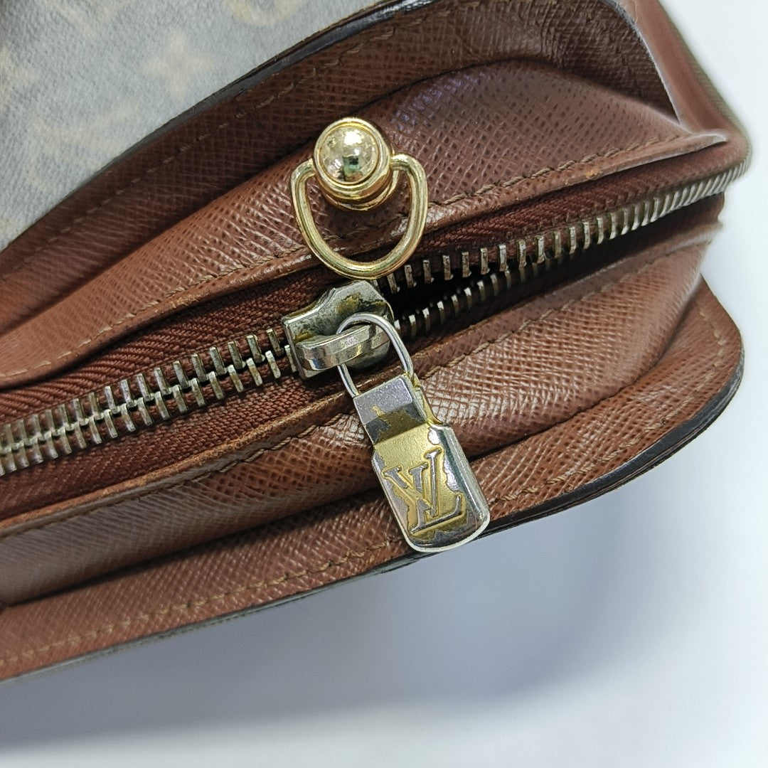 SAC BANDOULIERE Monogram Coated Canvas Brown