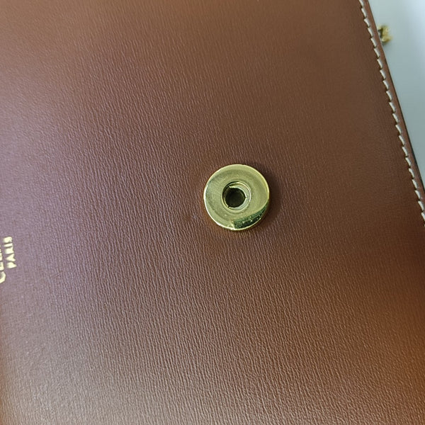 TRIOMPHE Small Calfskin Brown