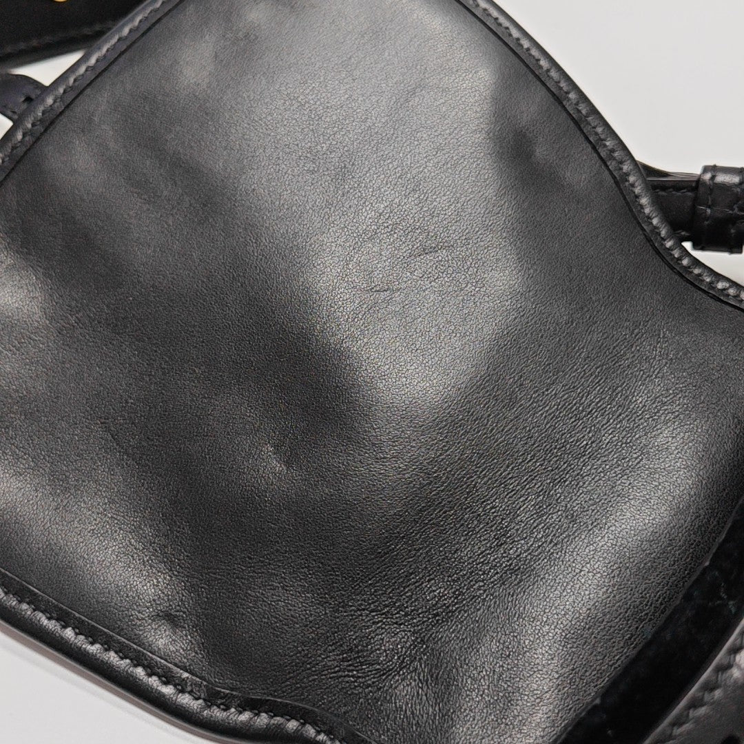 Belt Bag Quilted Velvet Black