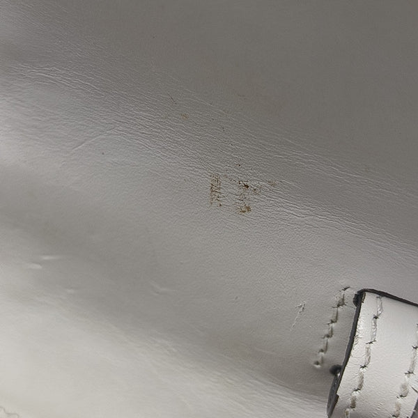 Sylvie Mini Calfskin White