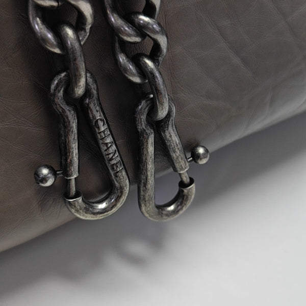 PORTOBELLO Quilted Calfskin Gray