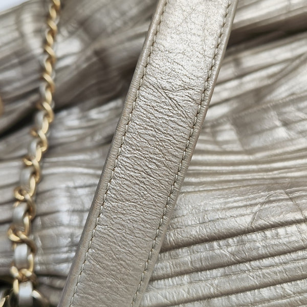 Calfskin Bucket Bag Beige